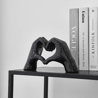 Love's Promise: Bonding Hearts Sculpture