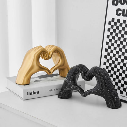 Love's Promise: Bonding Hearts Sculpture